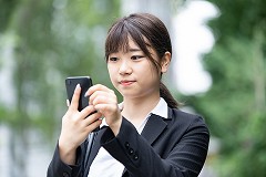 スマホで就活